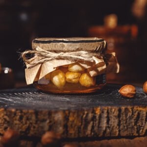 თაფლი თხილით 130 გრ